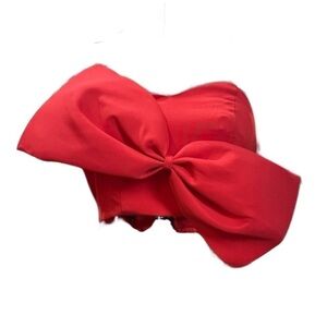 TEA TOPIA Red Hot Bow top, medium